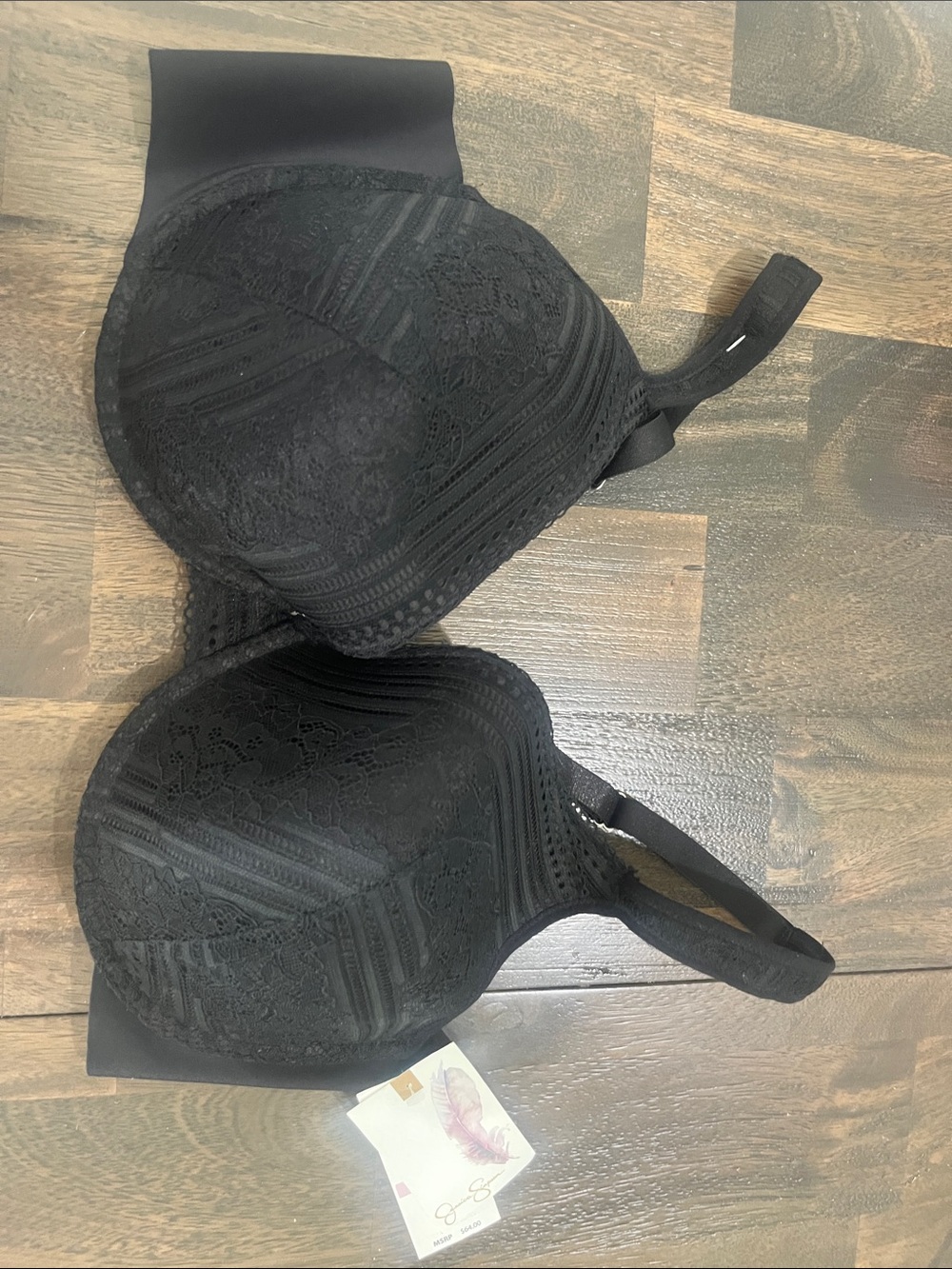 Jessica Simpson Black Lace Bra 42D 42 D NWT